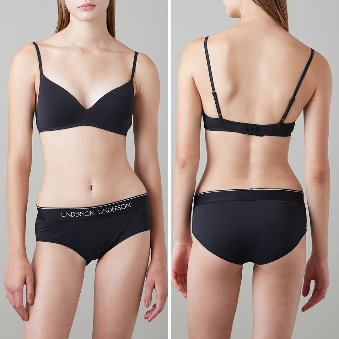 UNDERSON UNDERSON(アンダーソン アンダーソン) フルヒップ ショーツ ロゴ