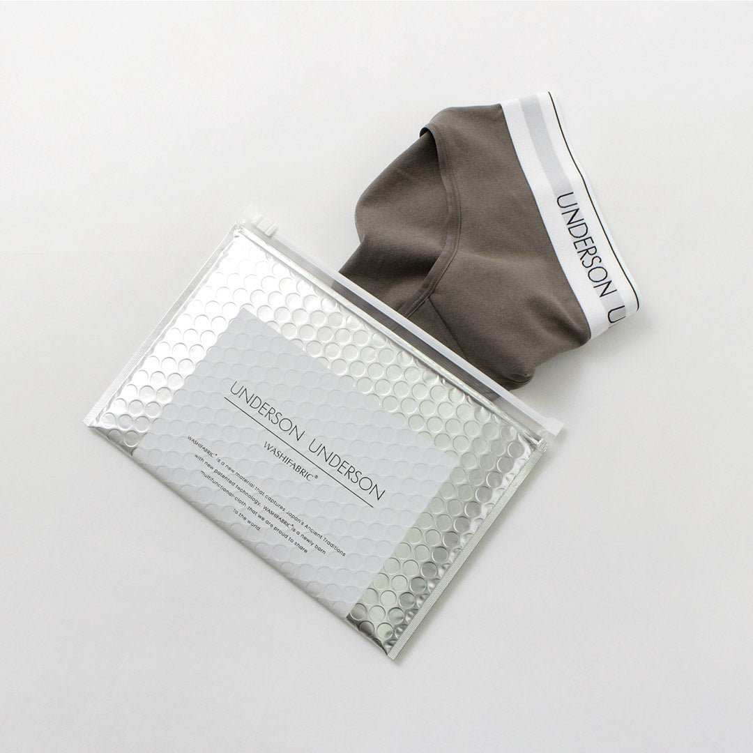 UNDERSON UNDERSON(アンダーソン アンダーソン) フルヒップ ショーツ ロゴ