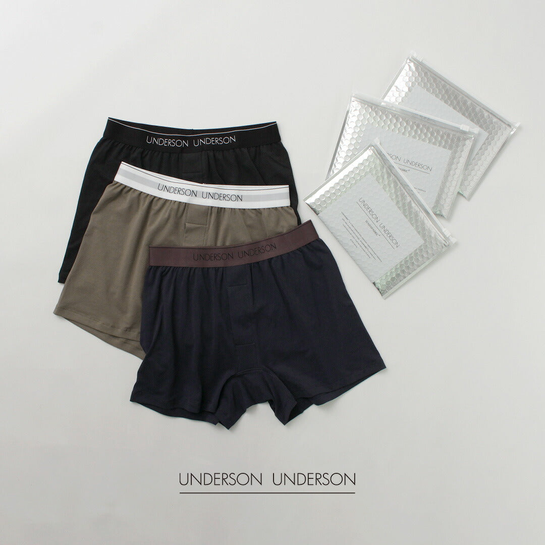 UNDERSON UNDERSON(アンダーソン アンダーソン) レギュラー ボクサー トランクス