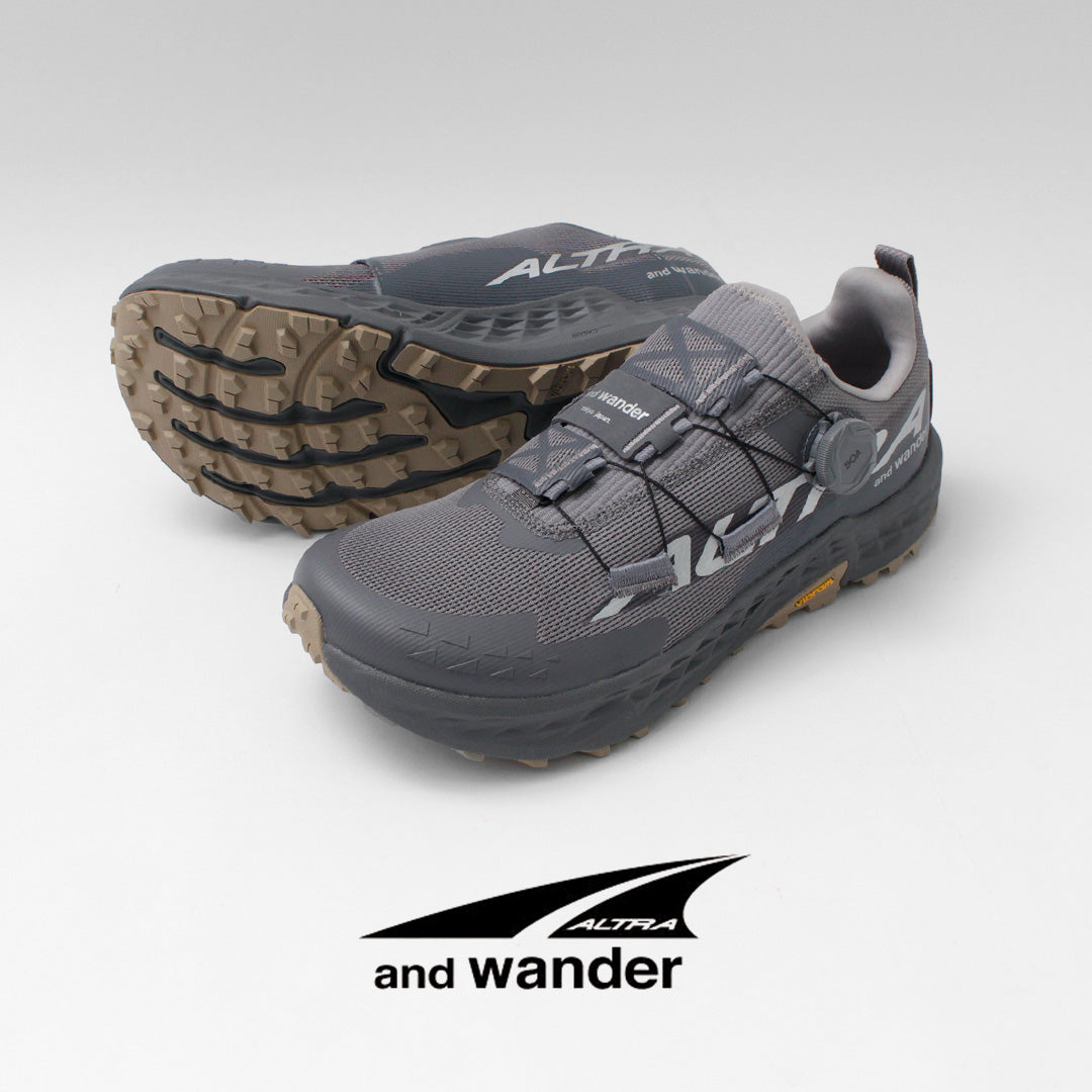 AND WANDER(アンドワンダー) アルトラ コラボ ティンプ5 BOA スニーカー