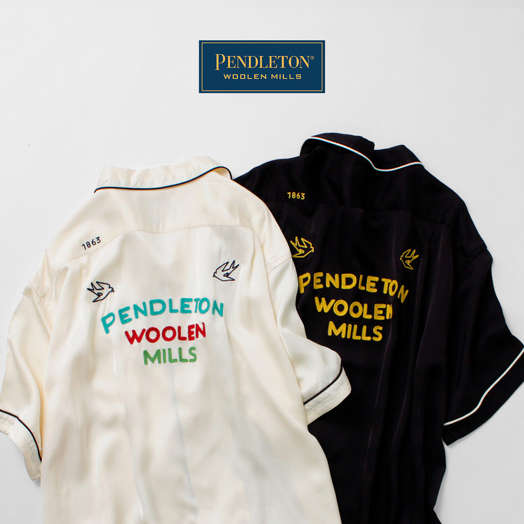 PENDLETON(ペンドルトン) パイピング エンブロイダリー オープンカラーシャツ
