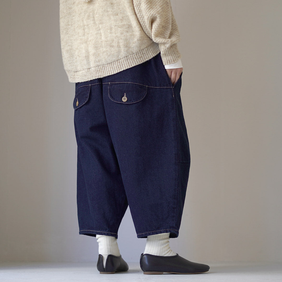 【20%OFF】TUMUGU(ツムグ) 12oz コットンリネンデニム ティンカーパンツ