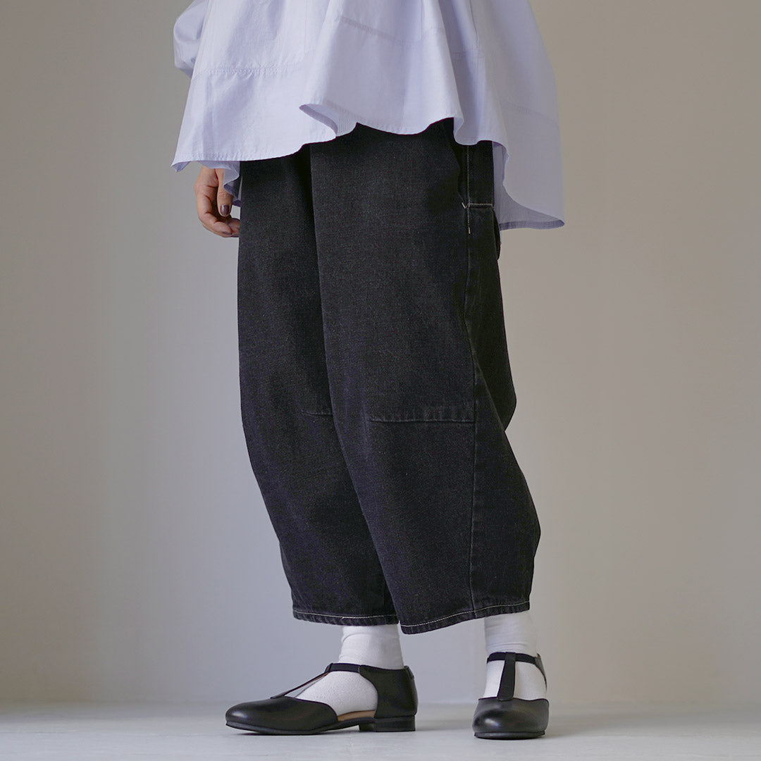 【20%OFF】TUMUGU(ツムグ) 12oz コットンリネンデニム ティンカーパンツ