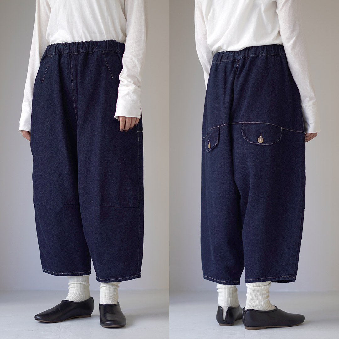 【20%OFF】TUMUGU(ツムグ) 12oz コットンリネンデニム ティンカーパンツ