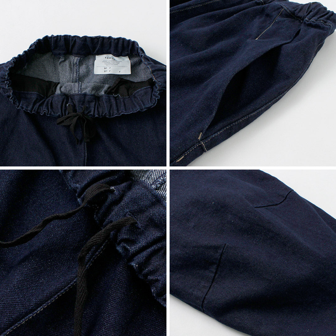 【20%OFF】TUMUGU(ツムグ) 12oz コットンリネンデニム ティンカーパンツ