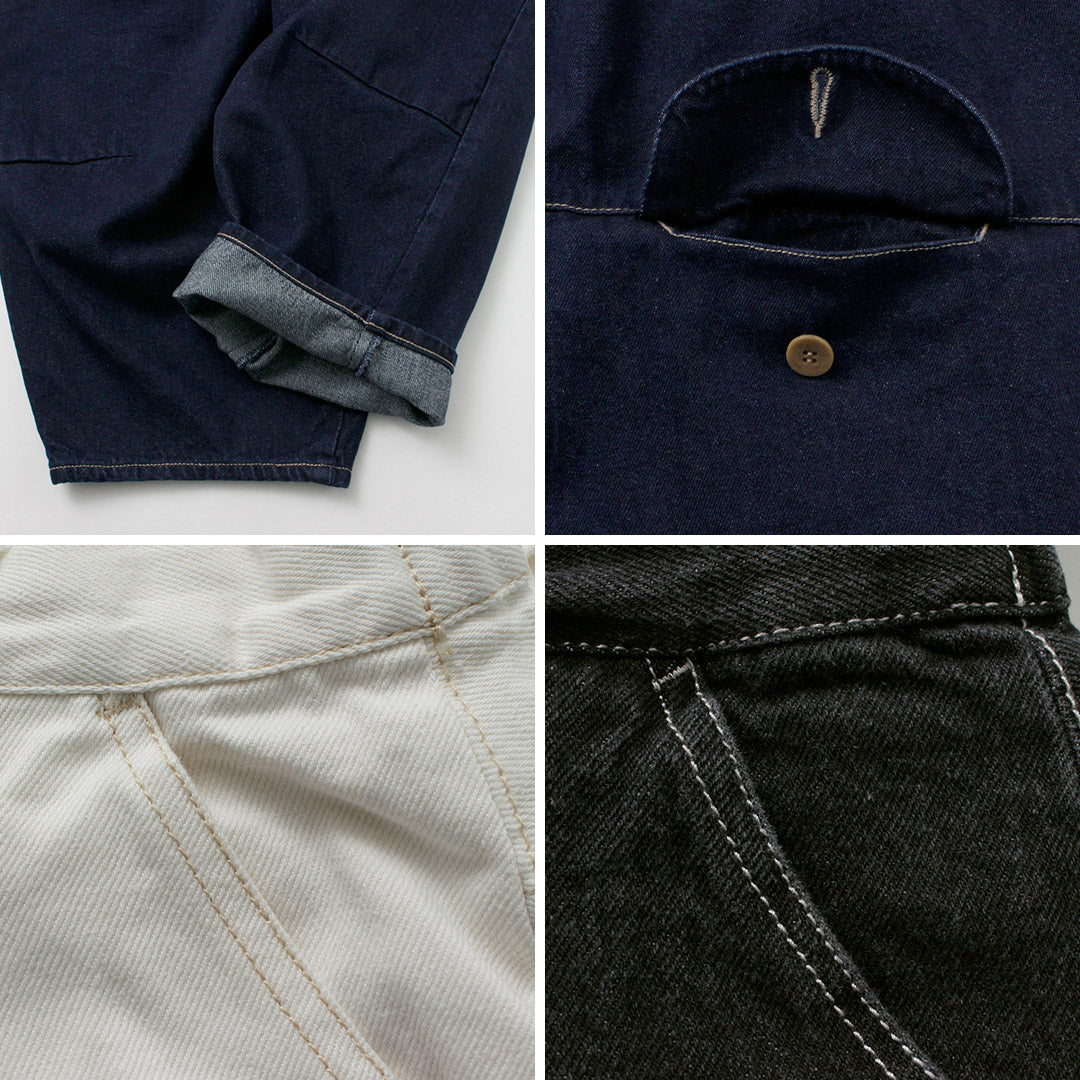 【20%OFF】TUMUGU(ツムグ) 12oz コットンリネンデニム ティンカーパンツ