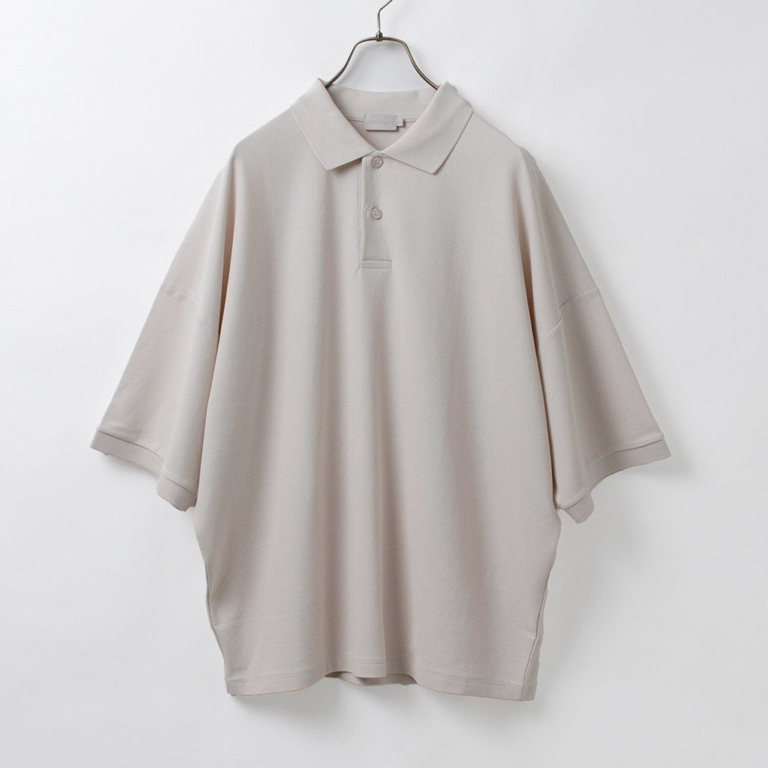 HANDVAERK(ハンドバーク) 鹿の子 ショートスリーブポロシャツ