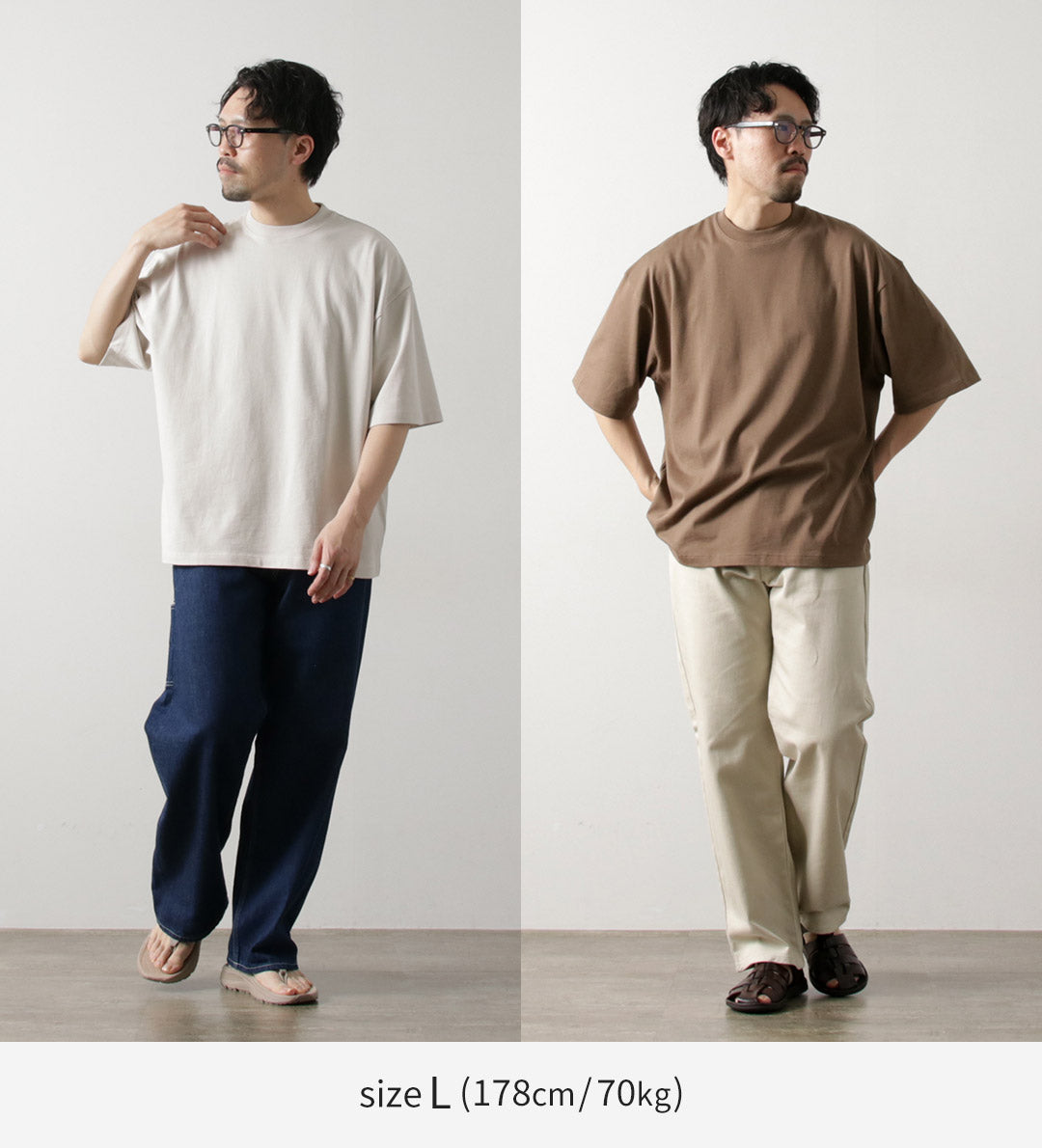 HANDVAERK(ハンドバーク) クルーネック ショートスリーブTシャツ