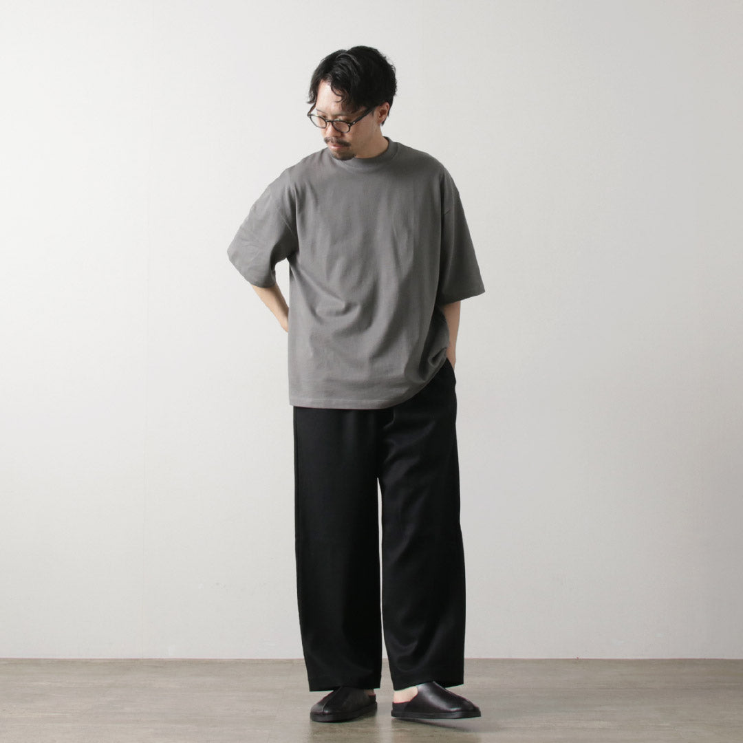 HANDVAERK(ハンドバーク) クルーネック ショートスリーブTシャツ