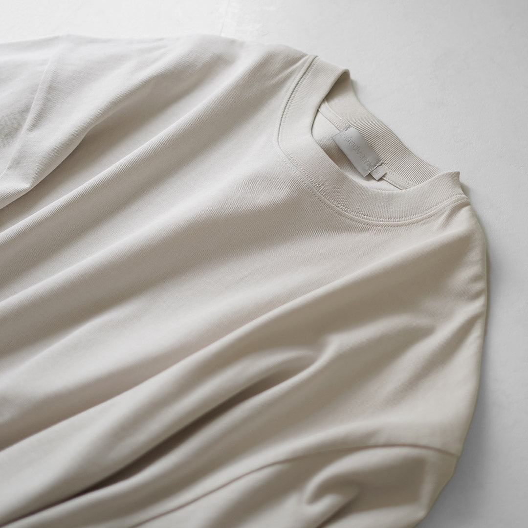 HANDVAERK(ハンドバーク) クルーネック ショートスリーブTシャツ