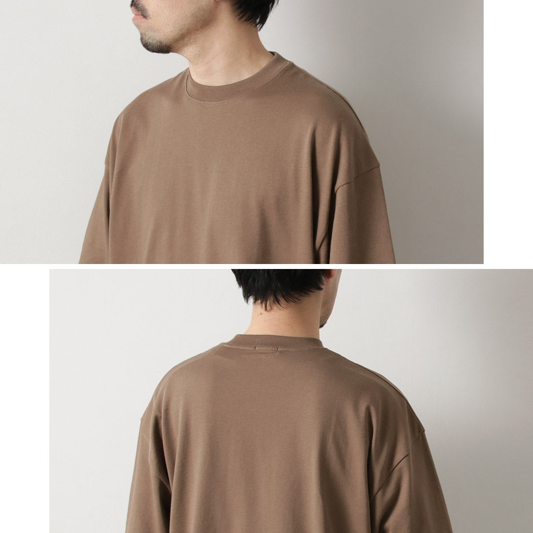 HANDVAERK(ハンドバーク) クルーネック ショートスリーブTシャツ