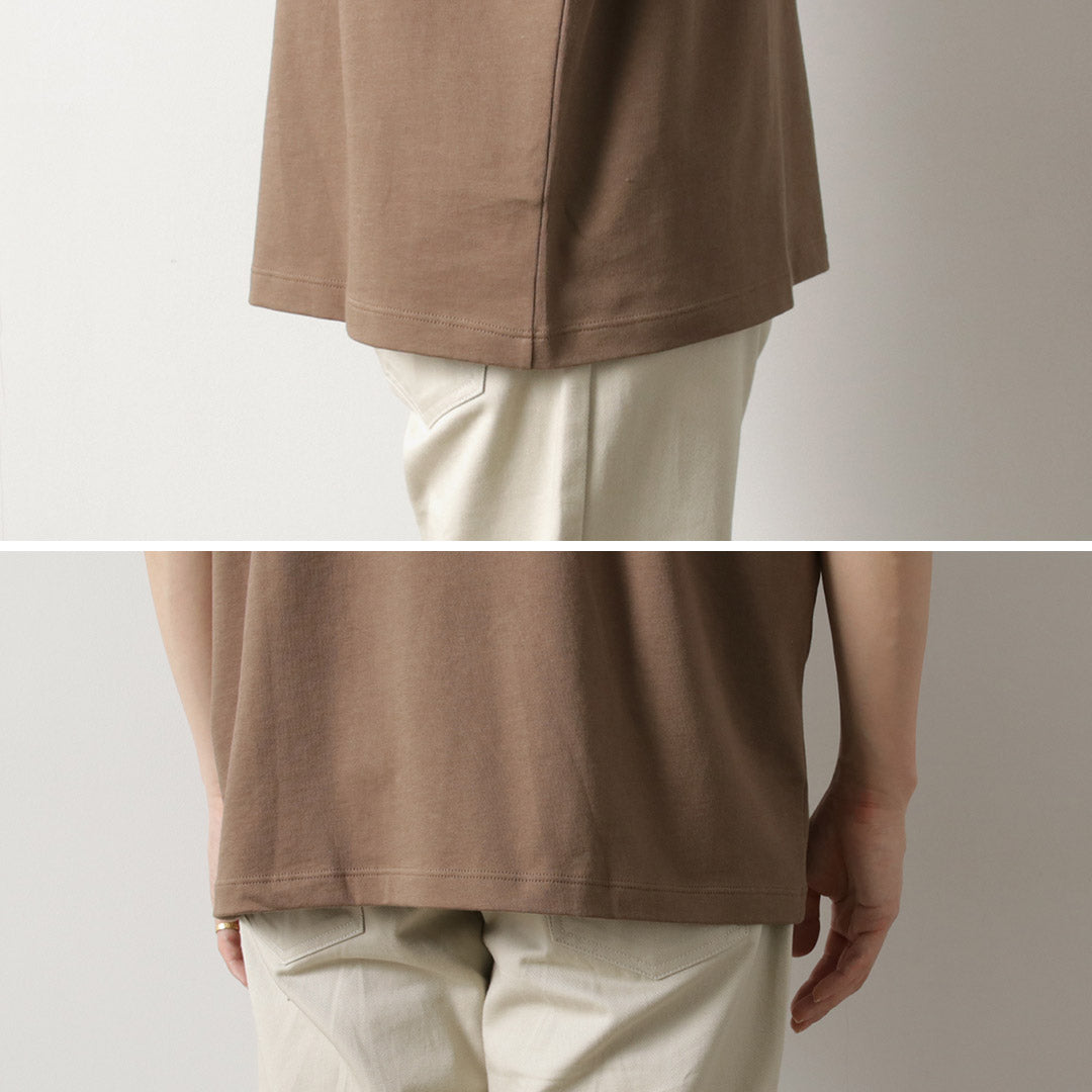 HANDVAERK(ハンドバーク) クルーネック ショートスリーブTシャツ