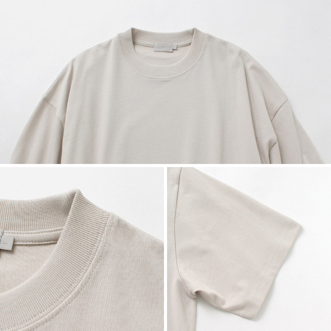 HANDVAERK(ハンドバーク) クルーネック ショートスリーブTシャツ