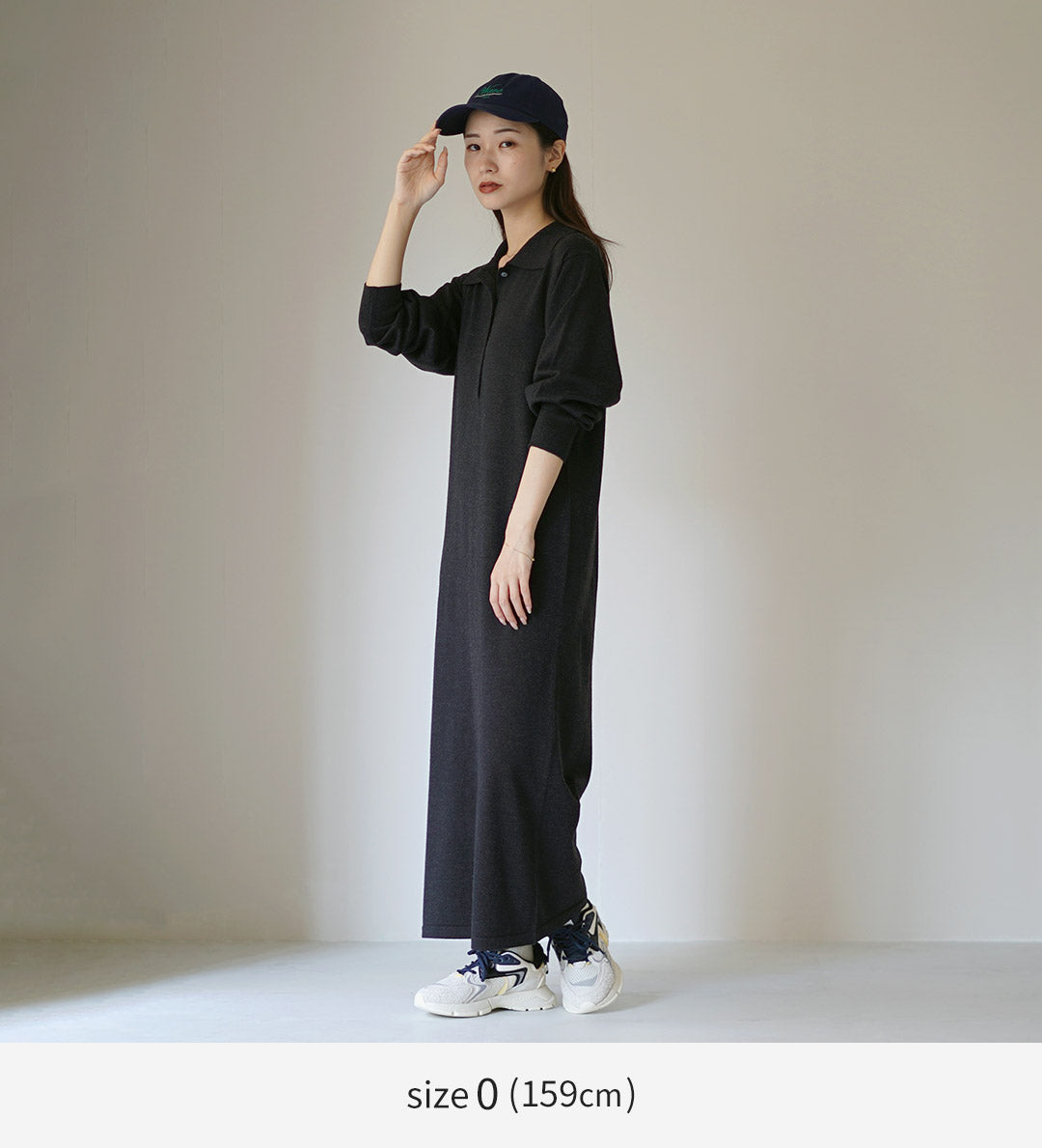 RYE TENDER(ライテンダー) JONES ONE-PIECE ジョーンズ ワンピース / レディース ニットワンピース ロング 長袖 ウール 無地 Aライン