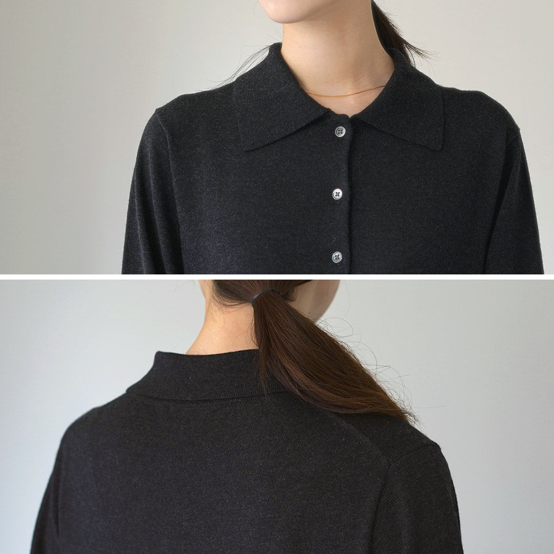 RYE TENDER(ライテンダー) JONES ONE-PIECE ジョーンズ ワンピース / レディース ニットワンピース ロング 長袖 ウール 無地 Aライン