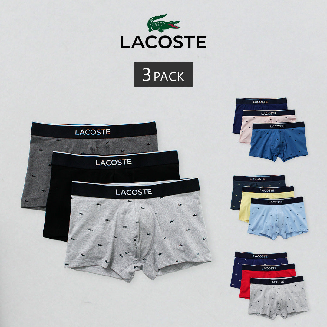 LACOSTE(ラコステ) スモールワニ 3パック ボクサーパンツ