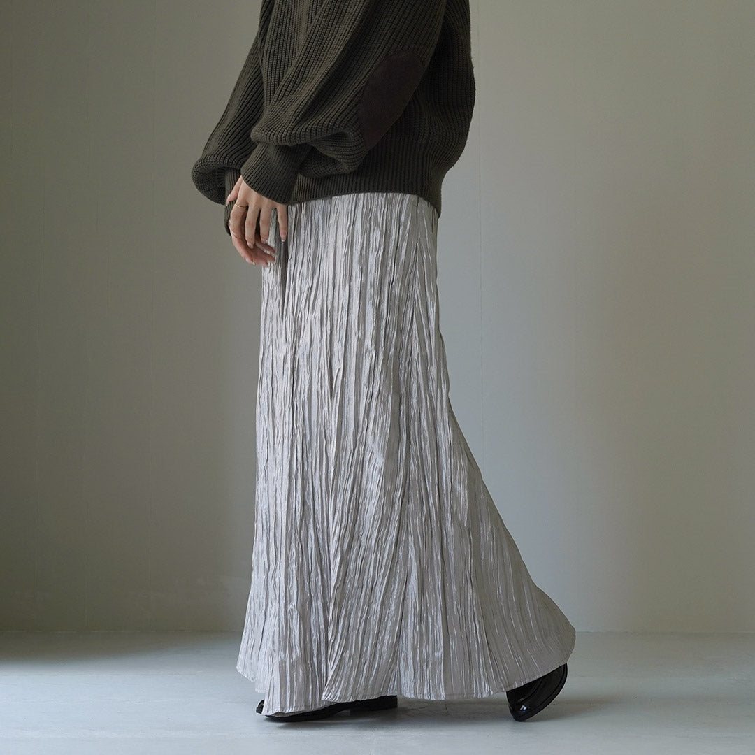 【30%OFF】CHIGNON(シニヨン) シャイニー ワッシャースカート