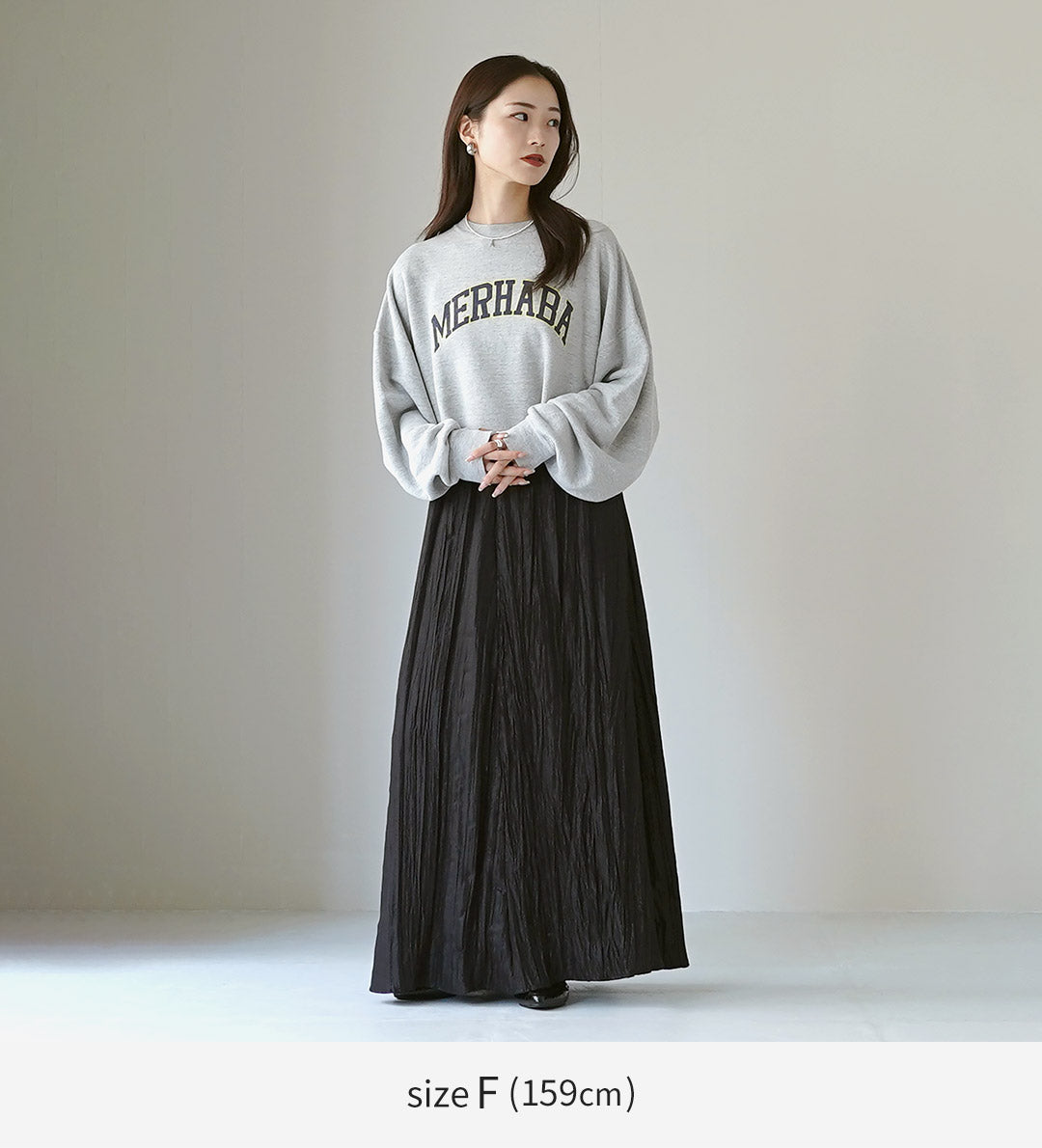 【30%OFF】CHIGNON(シニヨン) シャイニー ワッシャースカート