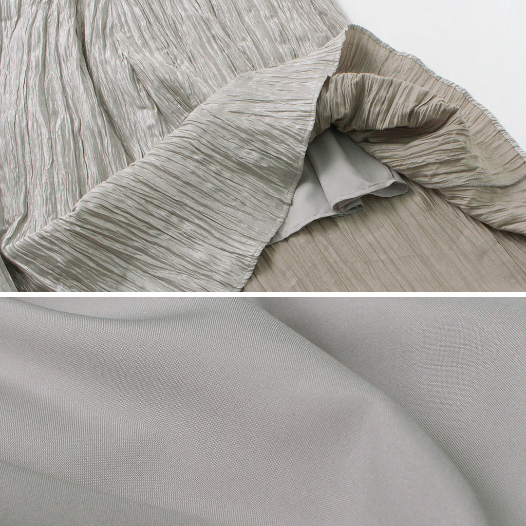 【30%OFF】CHIGNON(シニヨン) シャイニー ワッシャースカート