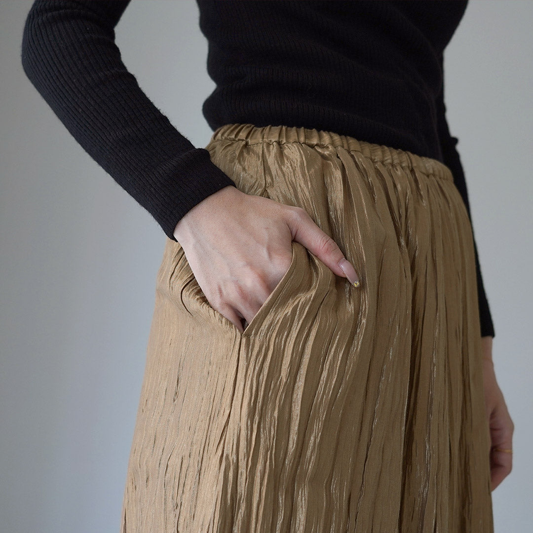 【30%OFF】CHIGNON(シニヨン) シャイニー ワッシャースカート