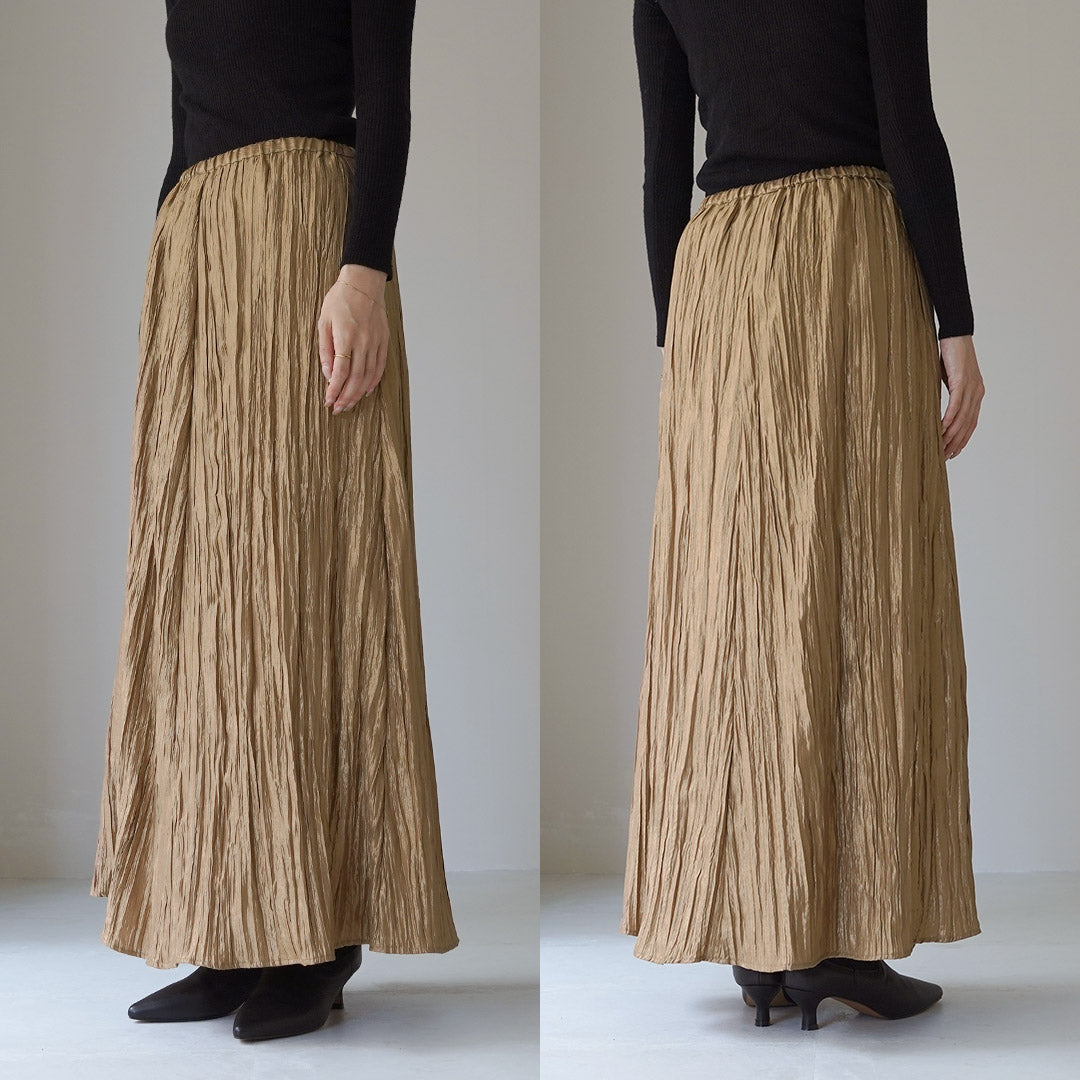 【30%OFF】CHIGNON(シニヨン) シャイニー ワッシャースカート