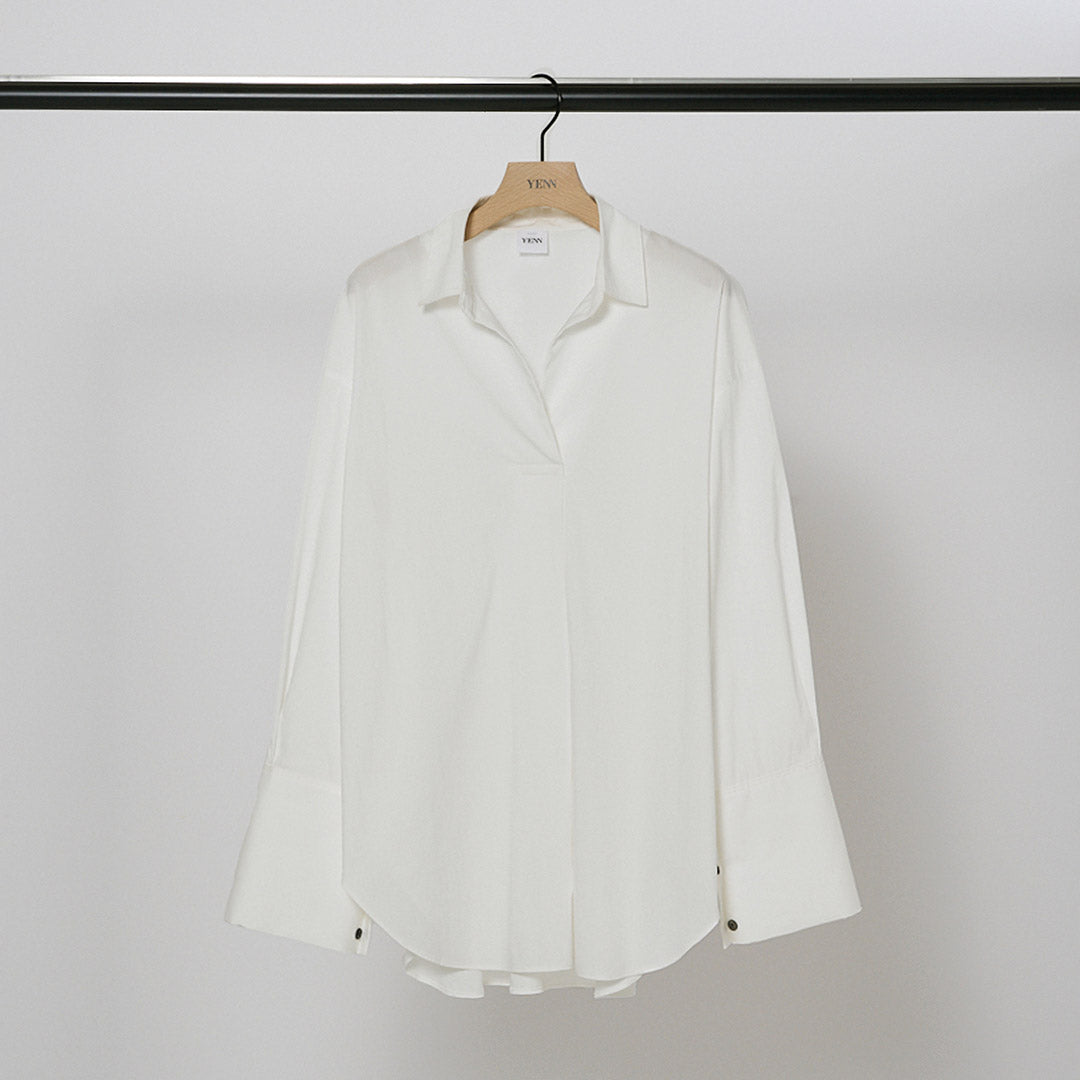 【20%OFF】YENN(イェン) スキッパーシャツ
