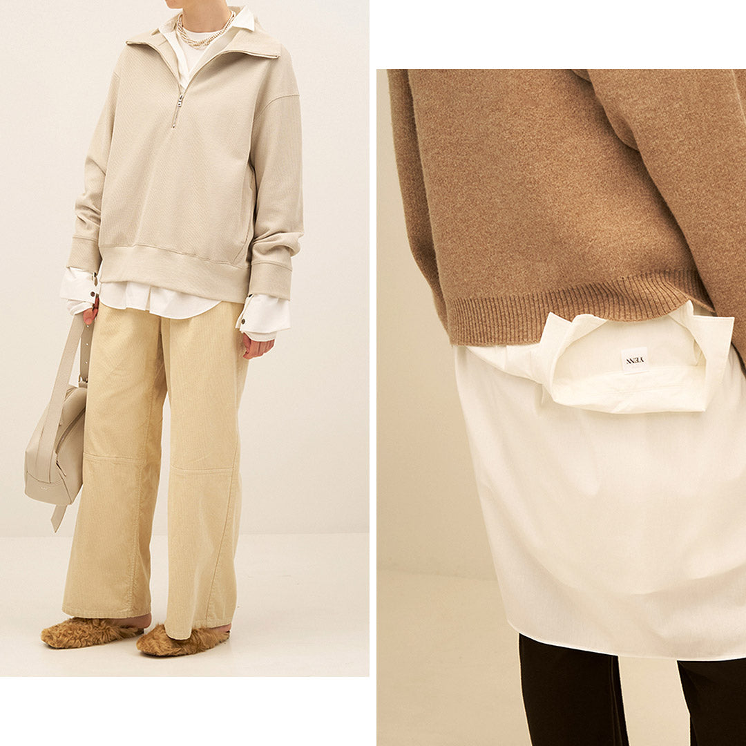 【20%OFF】YENN(イェン) スキッパーシャツ