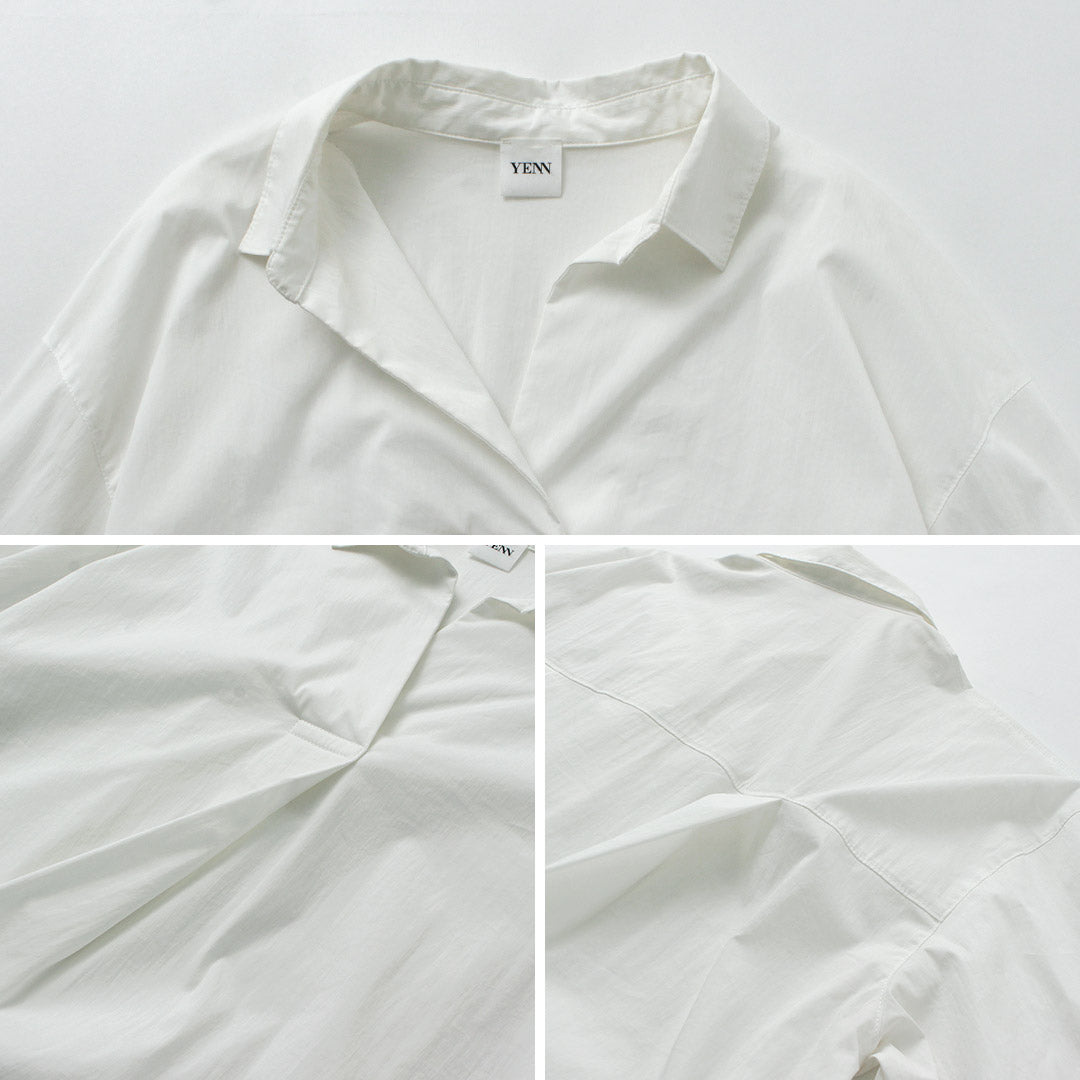 【20%OFF】YENN(イェン) スキッパーシャツ