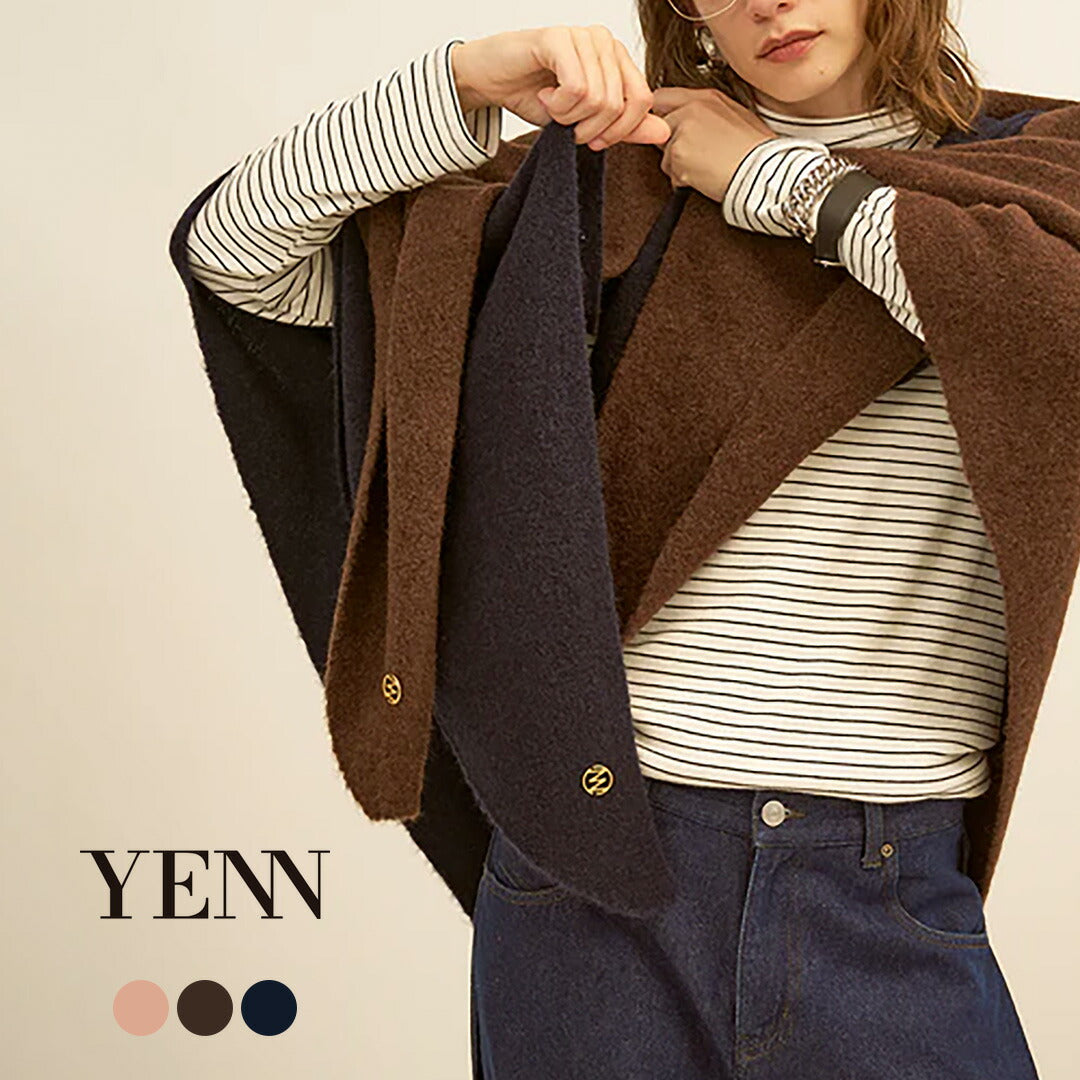 YENN(イェン)アルパカ ミックス スカーフ