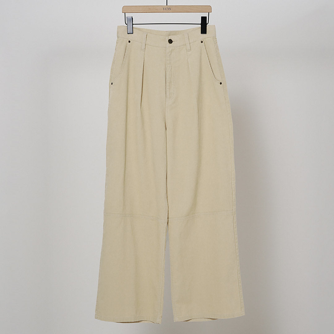 YENN(イェン) ウォッシュド コーデュロイ パンツ