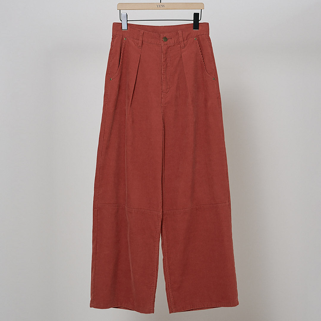 YENN(イェン) ウォッシュド コーデュロイ パンツ