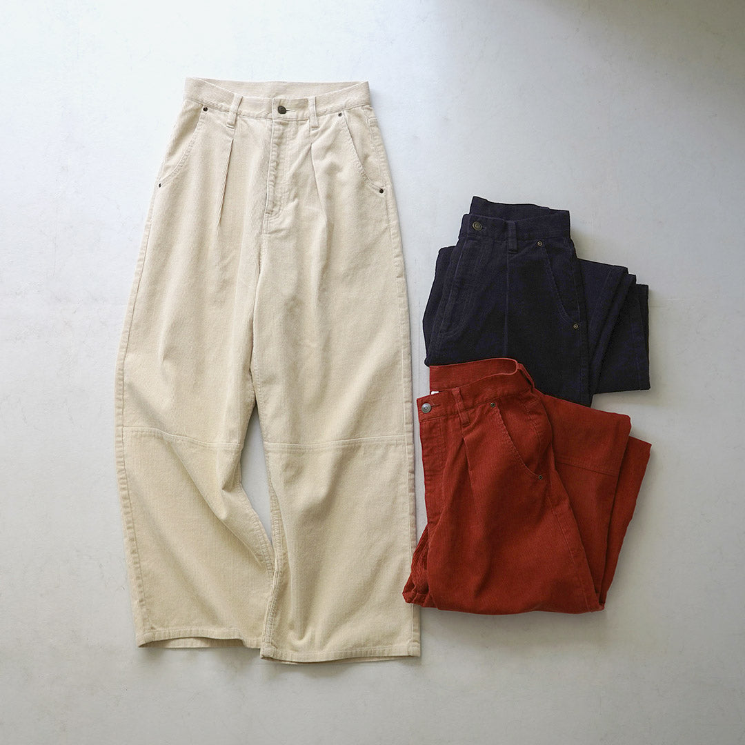 YENN(イェン) ウォッシュド コーデュロイ パンツ