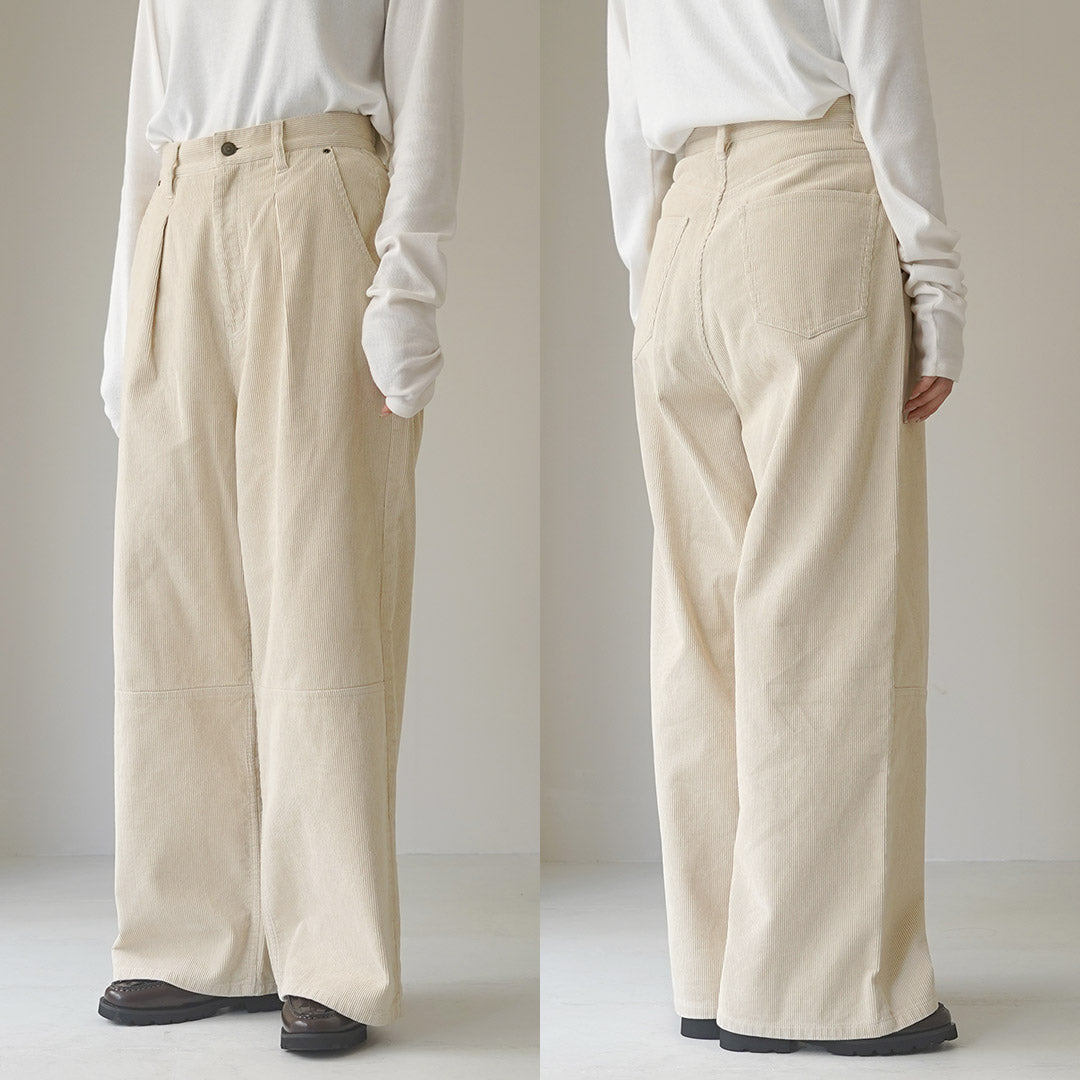 YENN(イェン) ウォッシュド コーデュロイ パンツ