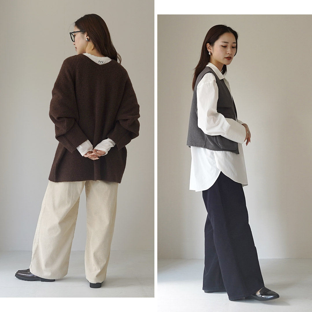 YENN(イェン) ウォッシュド コーデュロイ パンツ