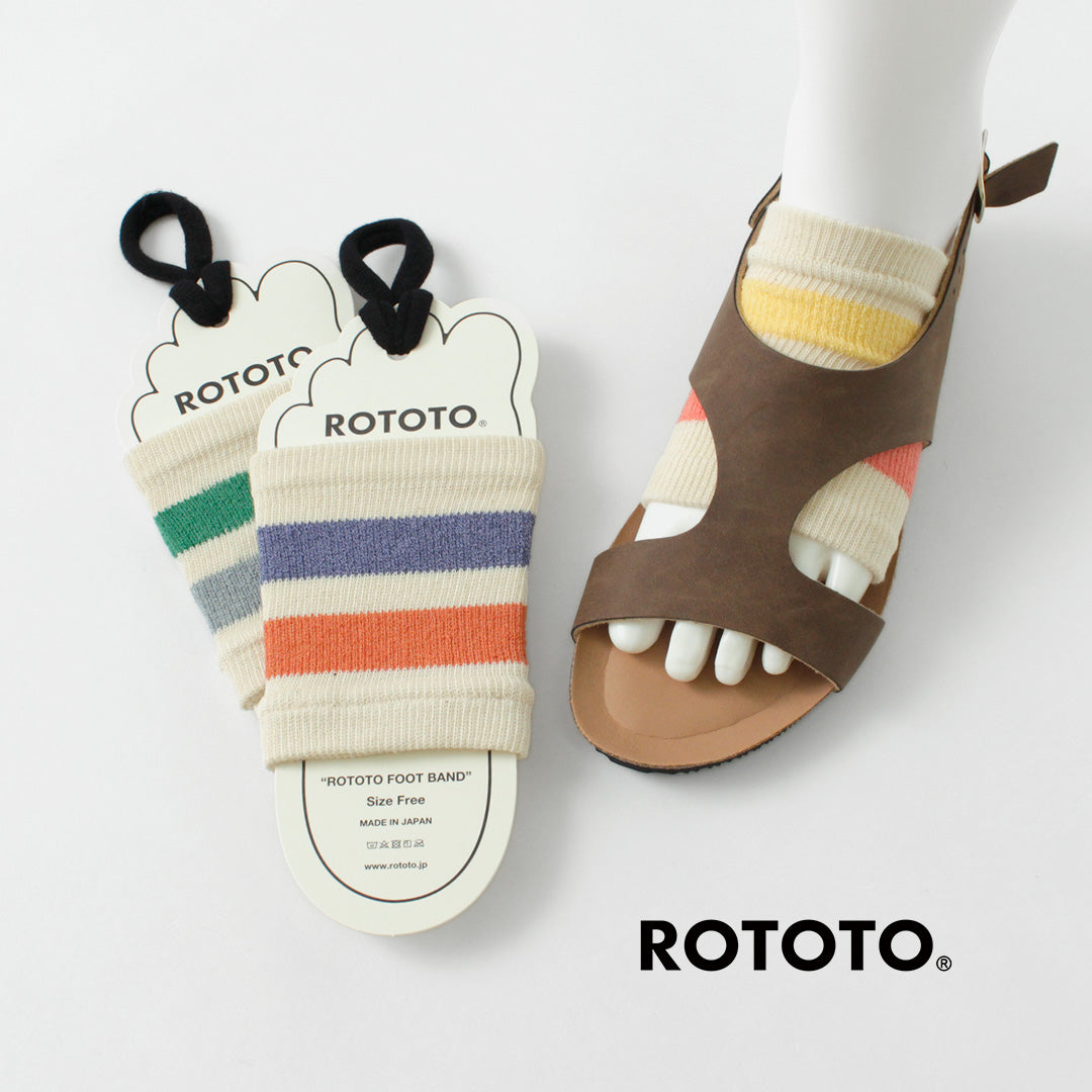 ROTOTO(ロトト) フットバンド レトロストライプ