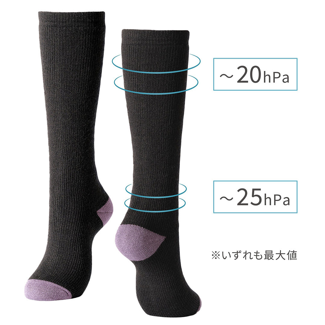 MAEE(マエエ) コンプレッションソックス ボアタイプ