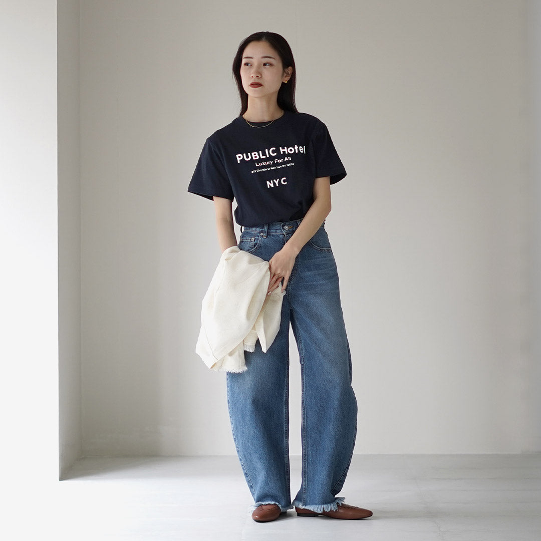 ANGE IN DISGUISE(アンジ イン ディスガイズ) PUBLIC HOTEL ロゴTEE