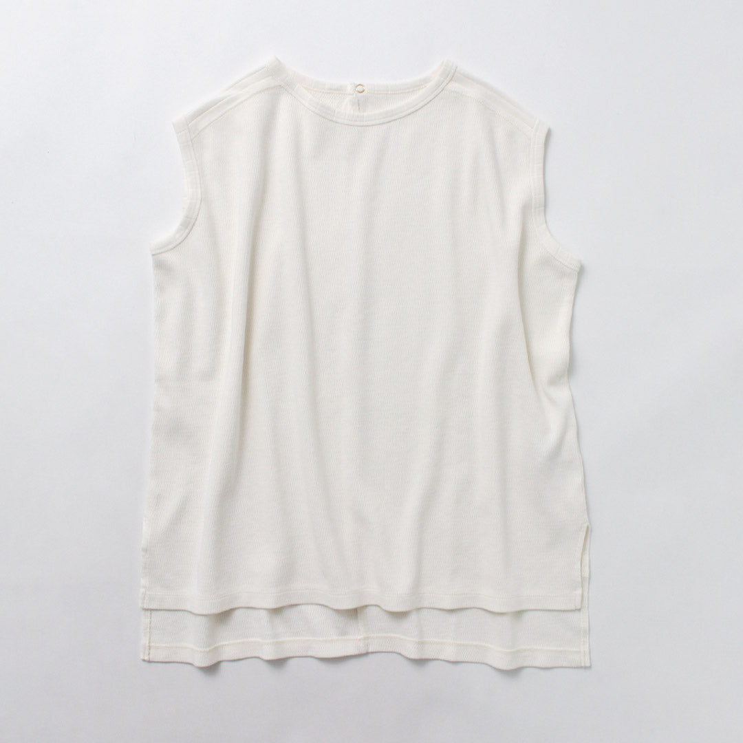 KHA:KI(カーキ) ハニカムサーマル スリーブレス トップス Tシャツ