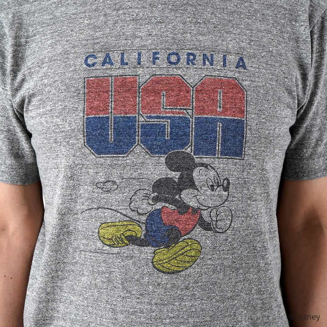BARNS(バーンズ) 吊り編み ミッキー Tシャツ USA CALIFORNIA 日本製