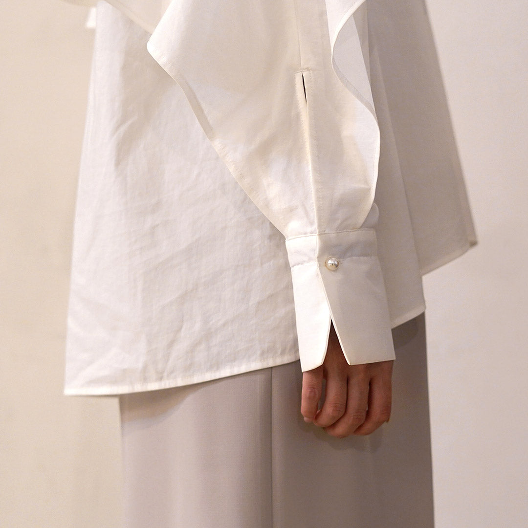 【20%OFF】CHIGNON(シニヨン) ラッフルシャツブラウス