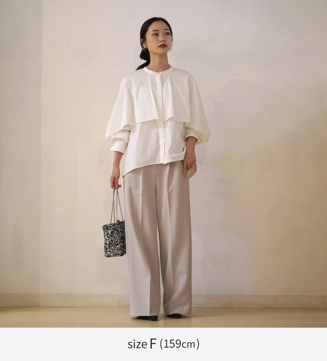 【30%OFF】CHIGNON(シニヨン) ラッフルシャツブラウス