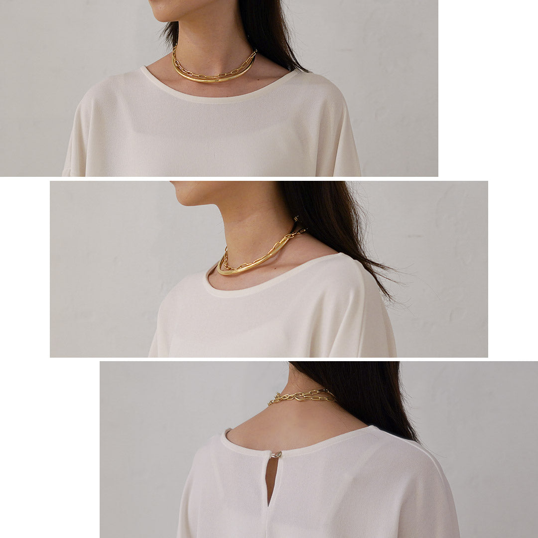 CHIGNON(シニヨン) カット ジョーゼット ルーズブラウス