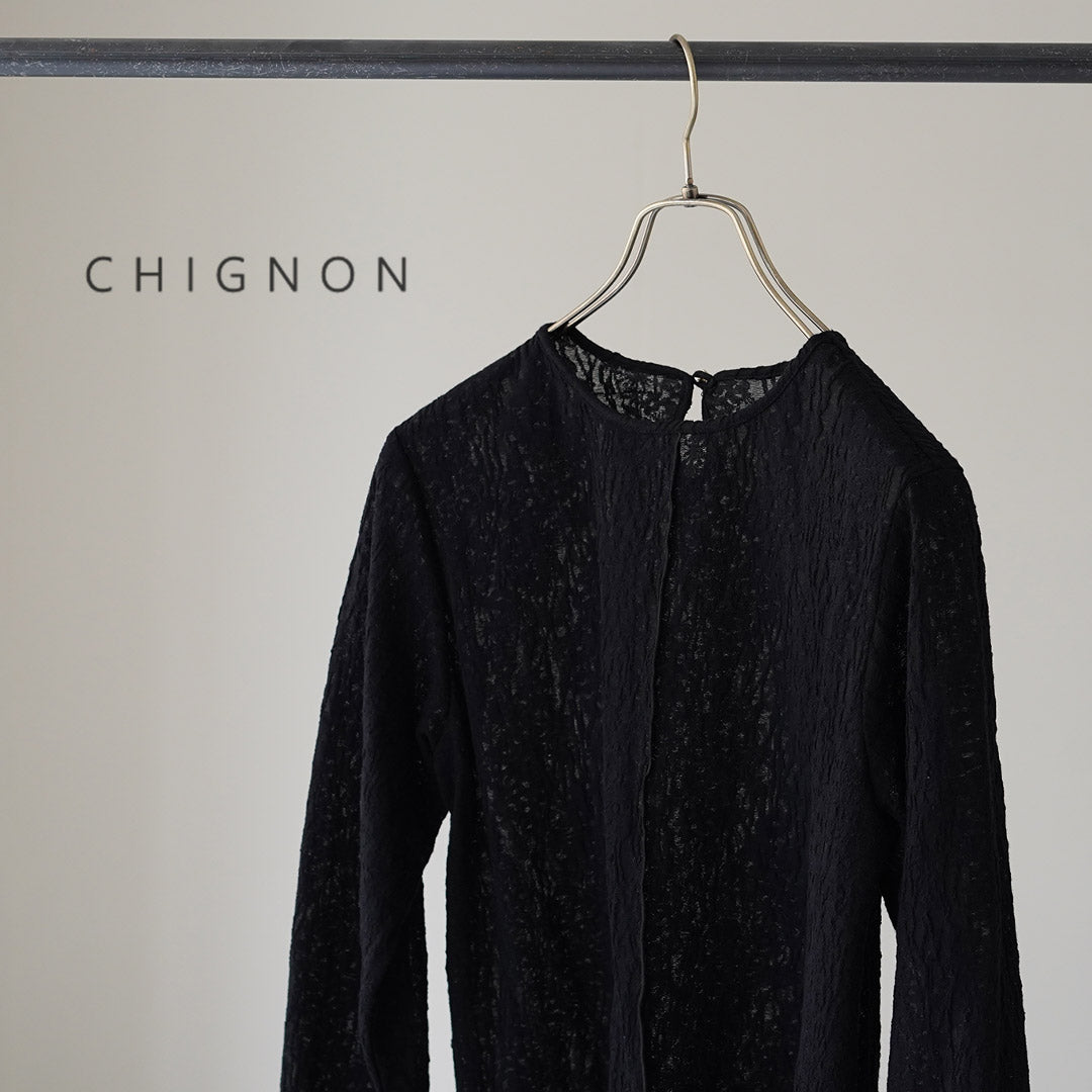 【30%OFF】CHIGNON(シニヨン) カットジャガード インナートップス