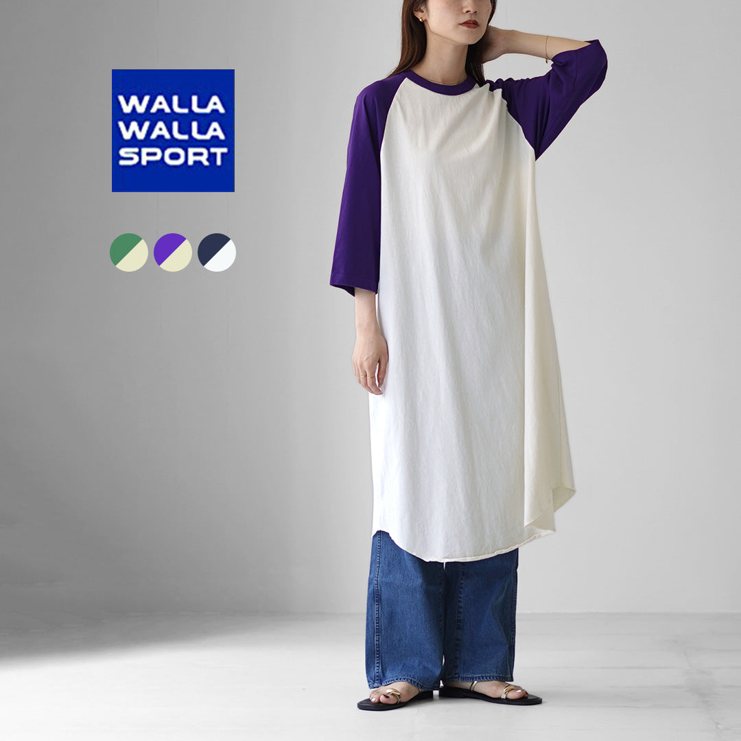 WALLA WALLA SPORT(ワラワラスポーツ) 3/4 ベースボール ワンピース