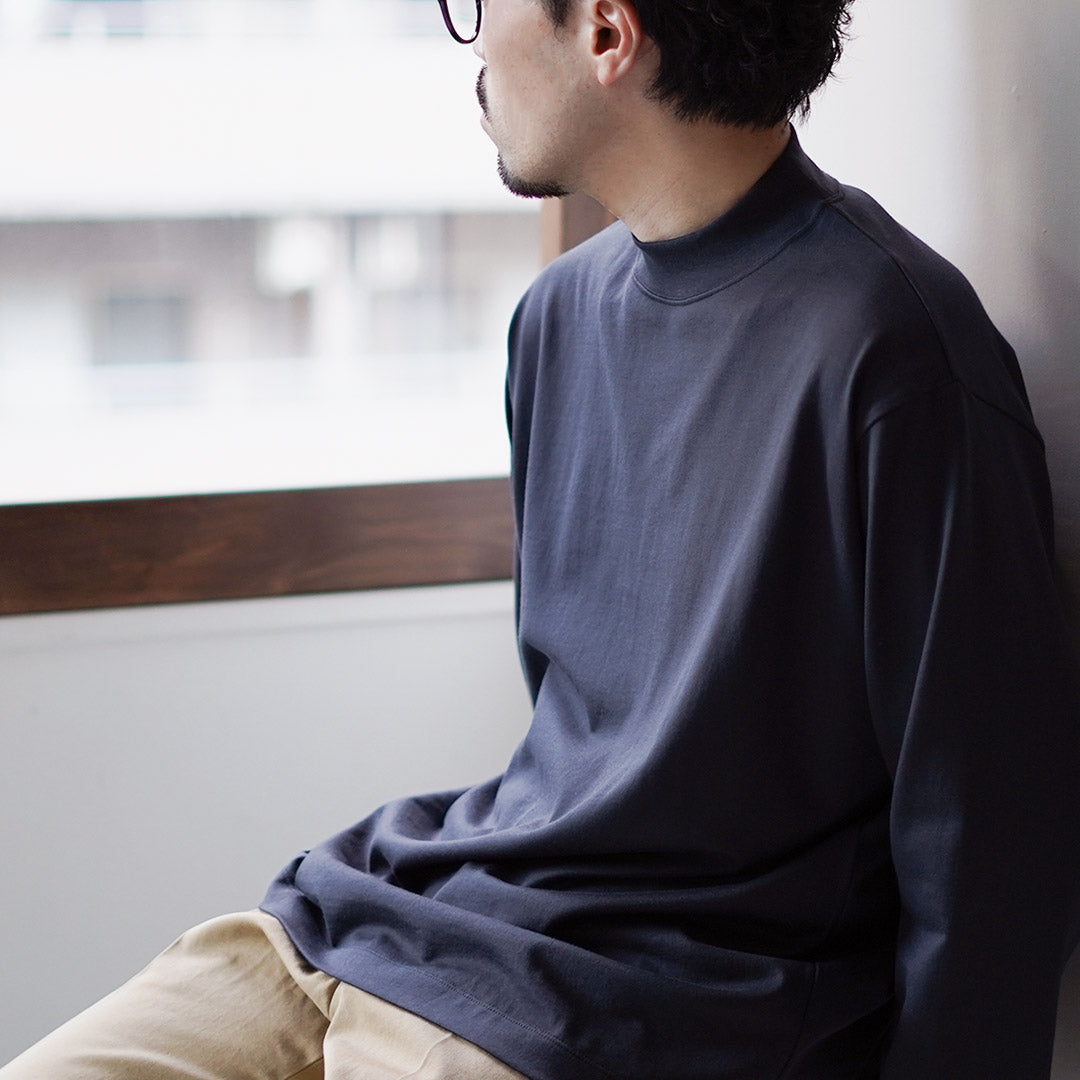 LIFiLL(リフィル) モックネック ロングスリーブTシャツ