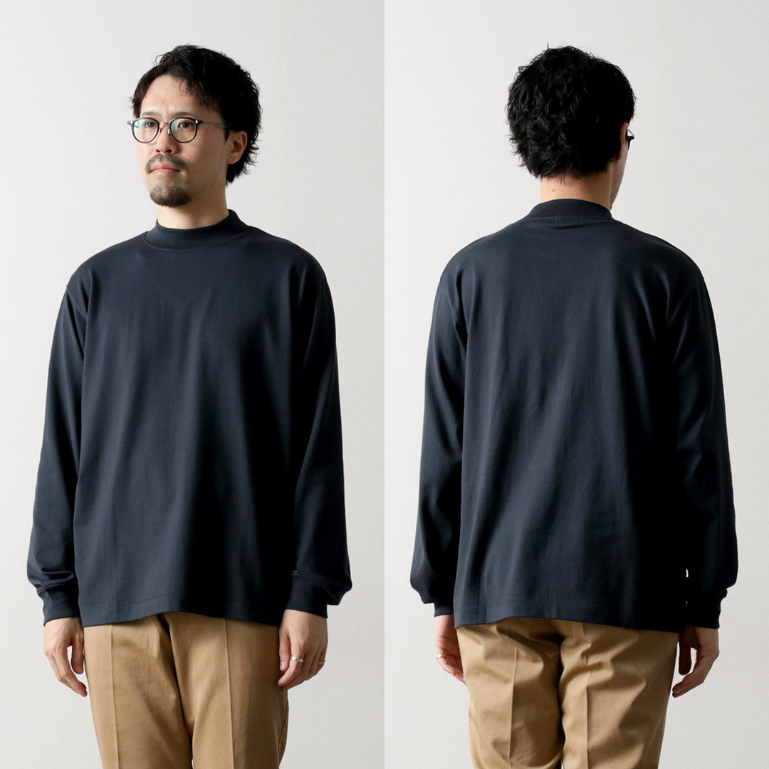 LIFiLL(リフィル) モックネック ロングスリーブTシャツ