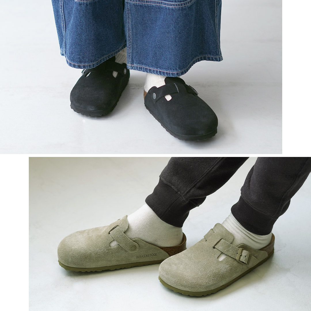 BIRKENSTOCK(ビルケンシュトック) ボストン スエードレザー ナロー シューズ