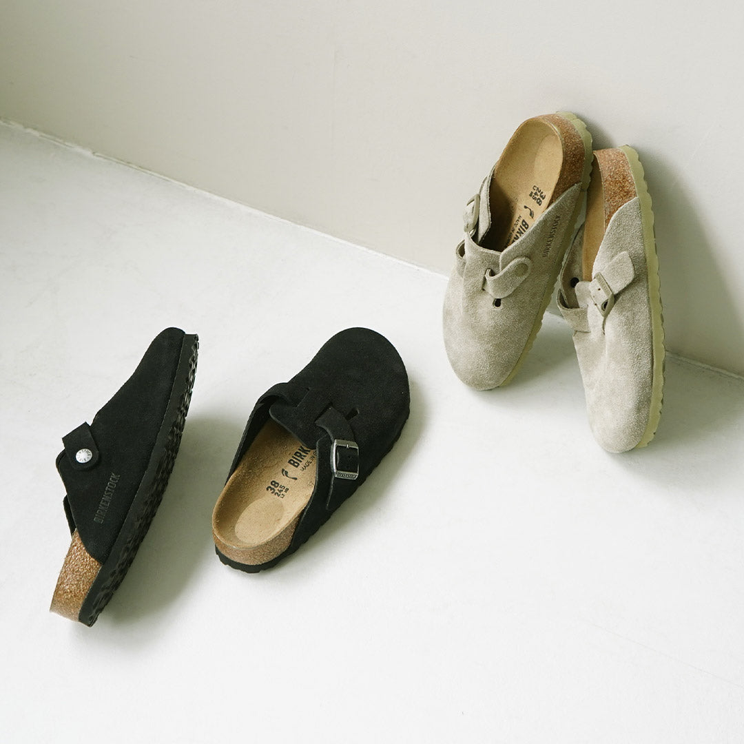 BIRKENSTOCK(ビルケンシュトック) ボストン スエードレザー ナロー シューズ
