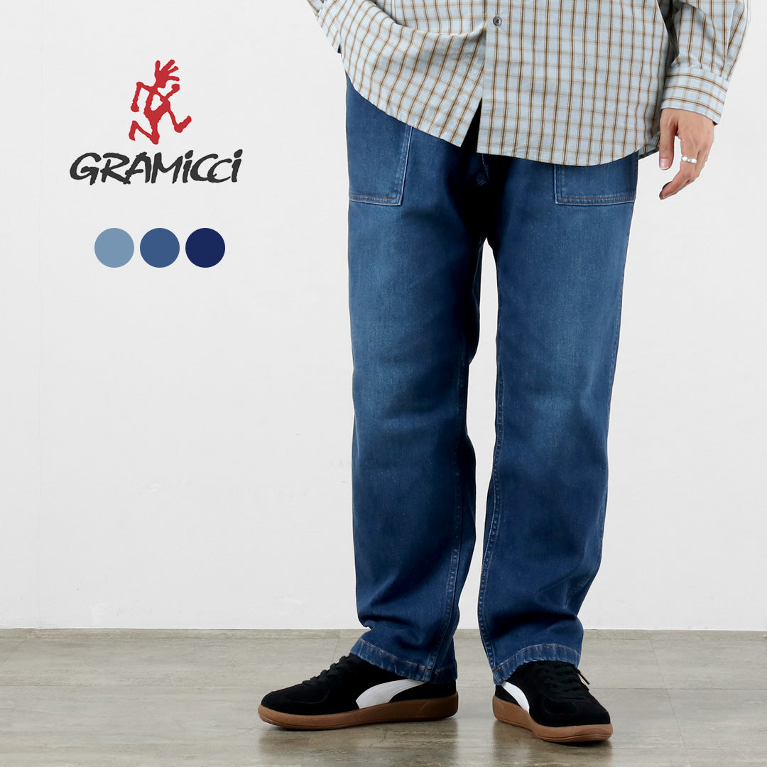GRAMICCI(グラミチ) ストレッチデニム ルーズテーパード リッジパンツ