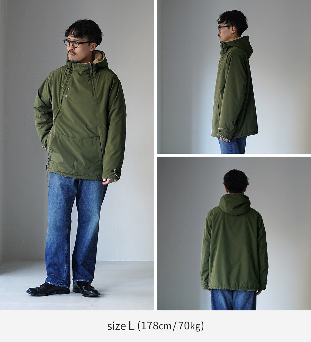 ILL ONE EIGHTY(イルワンエイティー) 別注 アップデートスノーパーカー